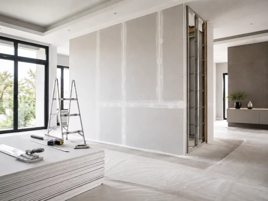 Pose de placo, plaques de plâtre, travaux de plâtrier, enduit à Pfastatt, Mulhouse et Haut-Rhin